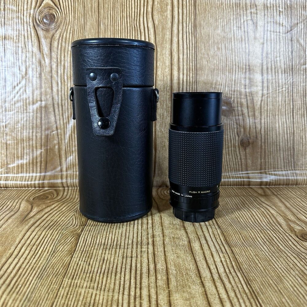 Vintage Quantaray Auto Zoom  75-200mm 11:45‎ Macro PARTS ONLY With Case